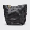 葆蝶家/Bottega Veneta 黑色 肩背包 639323-VMAY1-8648