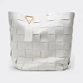 葆蝶家/Bottega Veneta 白色 肩背包 639323-VMAY1-9033