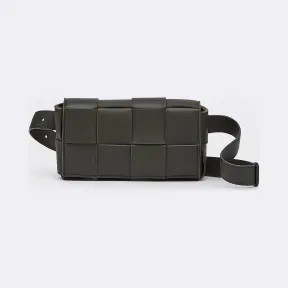 葆蝶家/Bottega Veneta 原野绿 Cassette腰包 639367-VMAY1-3204