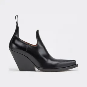 葆蝶家/Bottega Veneta 黑色 BV LEAN短靴 639825-V01M0-1000