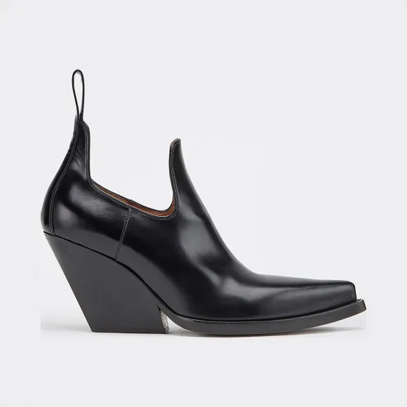 葆蝶家/Bottega Veneta 黑色 BV LEAN短靴 639825-V01M0-1000