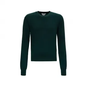葆蝶家/Bottega Veneta 绿色 深绿色羊绒针织衫 647516VKSE03051