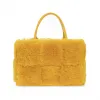 葆蝶家/Bottega Veneta 黄色 外 层:|Lamb 皮质r|剪羊毛||内 层:|Lamb 皮质r 女士 手提包 652867-V13F1-7118