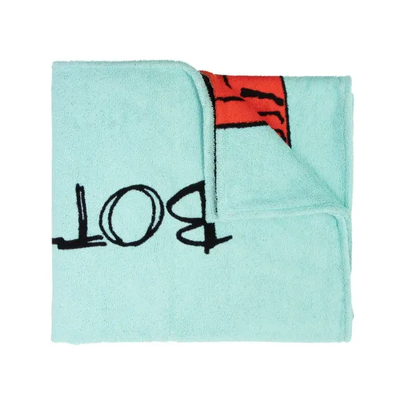 葆蝶家/Bottega Veneta 蓝色 100% 棉质 男士 浴巾 656909-4V106-3054