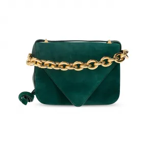 葆蝶家/Bottega Veneta 绿色 50% 小牛 皮质r|50% Lamb 皮质r 女士 单肩包 667399-V09C1-3041