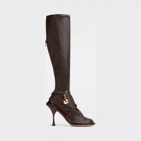 葆蝶家/Bottega Veneta 女士-鞋履系列-DOT高筒靴 667676VBP402113