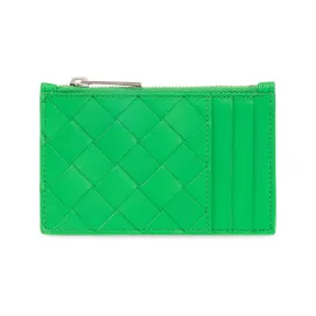 葆蝶家/Bottega Veneta 绿色 100% 小牛 皮质r 男士 卡夹 679802-VCPQ3-3724