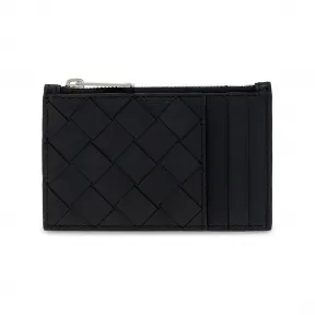 葆蝶家/Bottega Veneta 黑色 100% 小牛 皮质r 男士 名片盒 679802-VCPQ3-8803