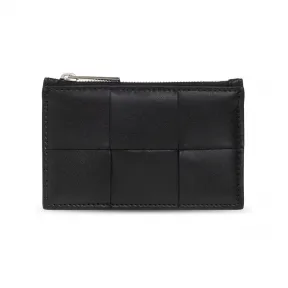 葆蝶家/Bottega Veneta 黑色 100% 小牛 皮质r 男士 卡夹 679843-VBWD3-8803