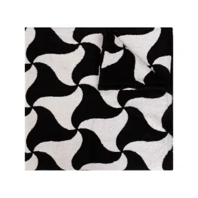 葆蝶家/Bottega Veneta 黑色 白色 100% 棉质 女士 沙滩巾 688845-V1MZ0-1069