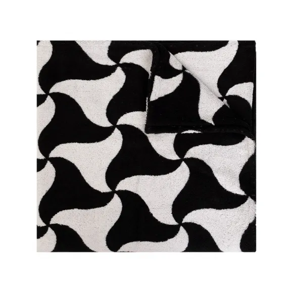 葆蝶家/Bottega Veneta 黑色 白色 100% 棉质 女士 沙滩巾 688845-V1MZ0-1069