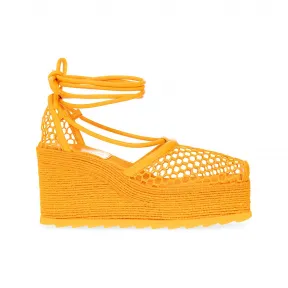 葆蝶家/Bottega Veneta 橙色 外 层:|织物|皮质r||内 层:|织物|皮质r||鞋底:|橡胶| 女士 鞋子 689536-V1O01-7593