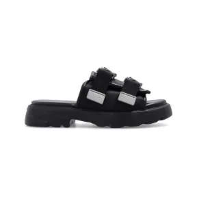 葆蝶家/Bottega Veneta 黑色 外 层:|织物|皮质r||内 层:|织物|皮质r||鞋底:|橡胶| 男士 拖鞋 690097-V0DS2-1000