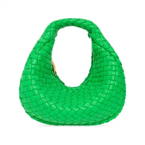 葆蝶家/Bottega Veneta 绿色 100% Lamb 皮质r 女士 流浪包 691193-V01D0-3722