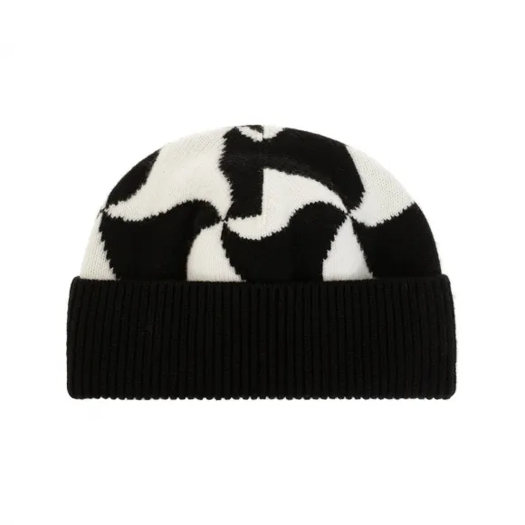 葆蝶家/Bottega Veneta 黑白色 100% 羊毛 女士 帽子 691985-V1SF0-1069