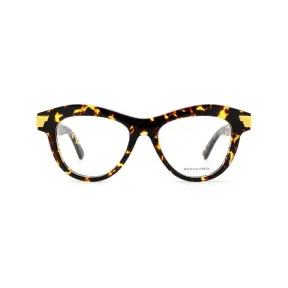 葆蝶家/Bottega Veneta 多色 logo寺庙哈瓦那眼镜 BV1105O002