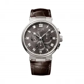 宝玑/Breguet 航海 Marine 系列 钛金属 自动机械机芯 男表 5527TI-G2-9WV