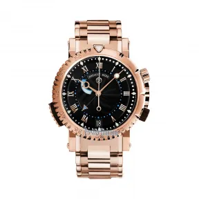 宝玑/Breguet 航海 Marine 系列 18k玫瑰金 自动机械机芯 男表 5847BR-Z2-RZ0