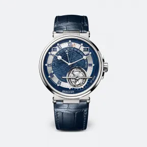 宝玑/Breguet 航海 Marine 系列 白色金 自动机械机芯 男表 5887PT-Y2-9WV