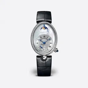 宝玑/Breguet 那不勒斯皇后 Reine De Naples 系列 18k白金镶钻 自动机械机芯 女表 8908BB-52-964-D00D