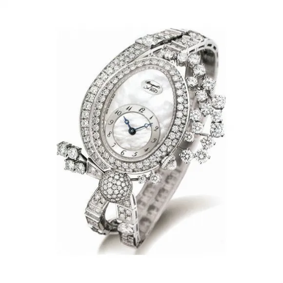 宝玑/Breguet 高级珠宝腕表系列 黄金 自动机械机芯 女表 GJE21BB20-8924-D01