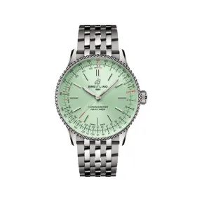百年灵/Breitling 航空计时自动机械腕表36（Navitimer Automatic 36） - 薄荷绿 A17327361L1A1