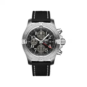 百年灵/Breitling avenger 系列 45.0 MM 精钢 自动上弦机械机芯， 第二时区（24小时） 男表 A24315101B1X2