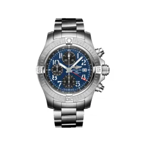 百年灵/Breitling avenger 系列 45.0 MM 精钢 自动上弦机械机芯， 第二时区（24小时） 男表 A24315101C1A1