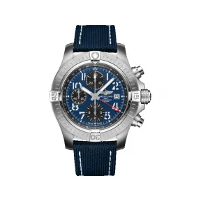百年灵/Breitling avenger 系列 45.0 MM 精钢 自动上弦机械机芯， 第二时区（24小时） 男表 A24315101C1X2