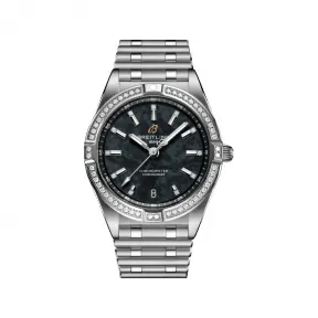 百年灵/Breitling 机械计时系列（Chronomat） 32.0 MM 不锈钢  SuperQuartz?，热补偿石英电子，EOL 指示器 女表 A773104A1B1A1