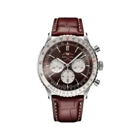 百年灵/Breitling Navitimer B01 计时码表 46 不锈钢 - 青铜 AB01372A1Q1P1