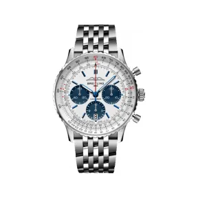 百年灵/Breitling navitimer 系列 43.0 MM 精钢 自动机械机芯 男表 AB01381B1G1A1