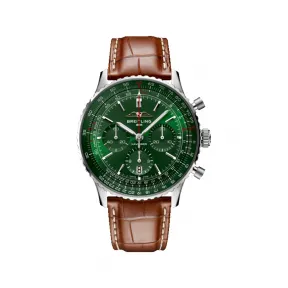 百年灵/Breitling navitimer 系列 43.0 MM 精钢 自动机械机芯 男表 AB01382B1L1P1