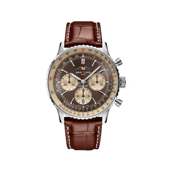 百年灵/Breitling 航空计时系列（Navitimer） 43.0 MM  自动上弦机械机芯 男表 AB01382C1Q1P1