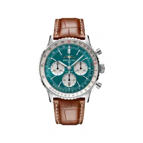 百年灵/Breitling navitimer 系列 43.0 MM 精钢 自动上弦机械机芯 男表 AB01388A1L1P1