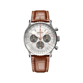 百年灵/Breitling navitimer 系列 41.0 MM 精钢 自动机械机芯 男表 AB0139211A1P1