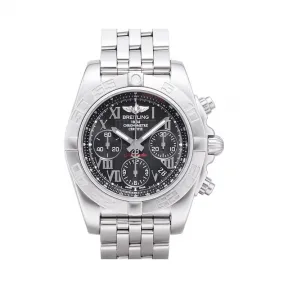 百年灵/Breitling 挑战者 Colt 系列 精钢 , 精钢及金 , 18K 玫瑰金 自动机械机芯 男表 AB014012_BC04_378A