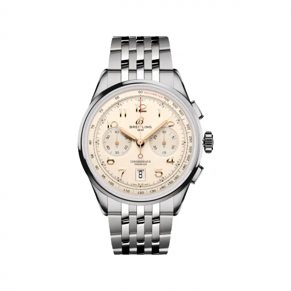 百年灵/Breitling premier 系列 42.0 MM 精钢 自动上弦机械机芯 男表 AB0145211G1A1
