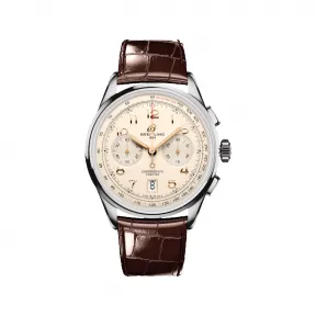 百年灵/Breitling premier 系列 42.0 MM 精钢 自动上弦机械机芯 男表 AB0145211G1P1