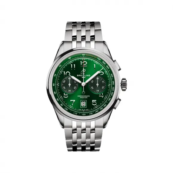 百年灵/Breitling premier 系列 42.0 MM 精钢 自动上弦机械机芯 男表 AB0145371L1A1