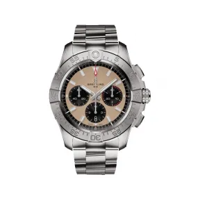 百年灵/Breitling 复仇者B01计时腕表44 - 米色 AB0147101A1A1