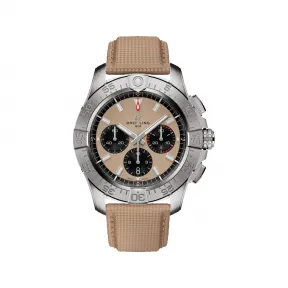 百年灵/Breitling 复仇者B01计时腕表44 (Avenger B01 Chronograph 44) 44 MM 精钢 自动上弦机械机芯 男表 AB0147101A1X1