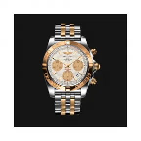 百年灵/Breitling 挑战者 Colt 系列 精钢 , 精钢及金 , 18K 玫瑰金 自动机械机芯 男表 CB014012_G713_378C