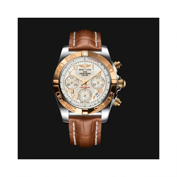 百年灵/Breitling 挑战者 Colt 系列 精钢 , 精钢及金 , 18K 玫瑰金 自动机械机芯 男表 CB014012_G759_722P_A18BA.1