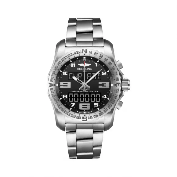 百年灵/Breitling 专业 Professional 系列 钛金属、黑色钛金属 石英机芯 男表 EB501022_BD40_176E