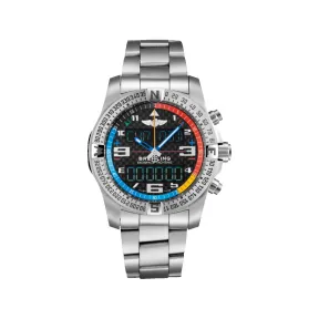 百年灵/Breitling 专业 Professional 系列 钛金属 石英机芯 男表 EB5512221B1E1