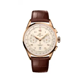 百年灵/Breitling 璞雅B01计时腕表42（Premier B01 Chronograph 42） 18K红金 - 奶油色 RB0145371G1P2