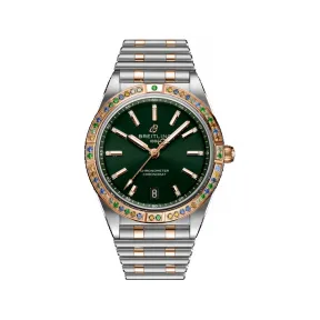 百年灵/Breitling 机械计时自动机械腕表36南海 - 绿色 U10380611L1U1