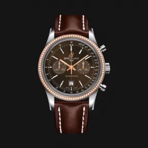 百年灵/Breitling 越洋 Transocean 系列 玫瑰金 自动机械机芯 女表 U4131053_Q600_431X_A18BA.1