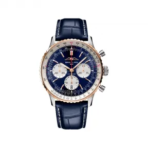 百年灵/Breitling 航空计时系列（Navitimer） 43.0 MM 不锈钢及 18K 红金  自动上弦机械 男表 UB01381A1C1P1